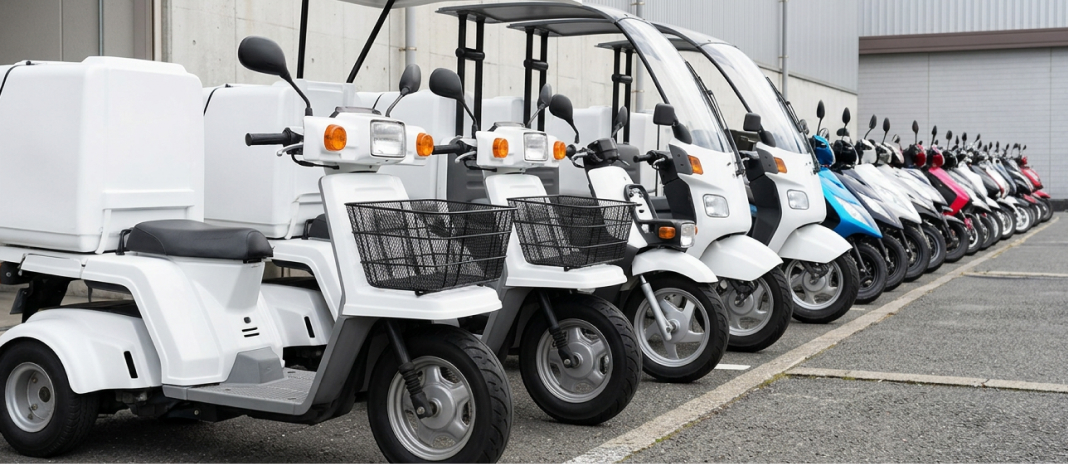 整備されたサニーバイクの車両